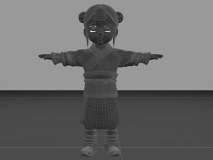 cartoon characters 3D 模型