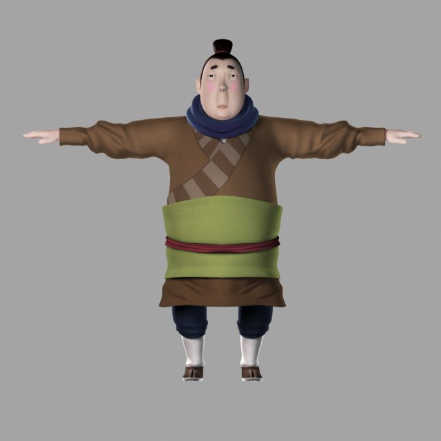 cartoon characters Modelo 3D .c4d .max .obj .3ds .fbx .stl .blend