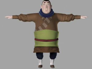 cartoon characters 3D Model