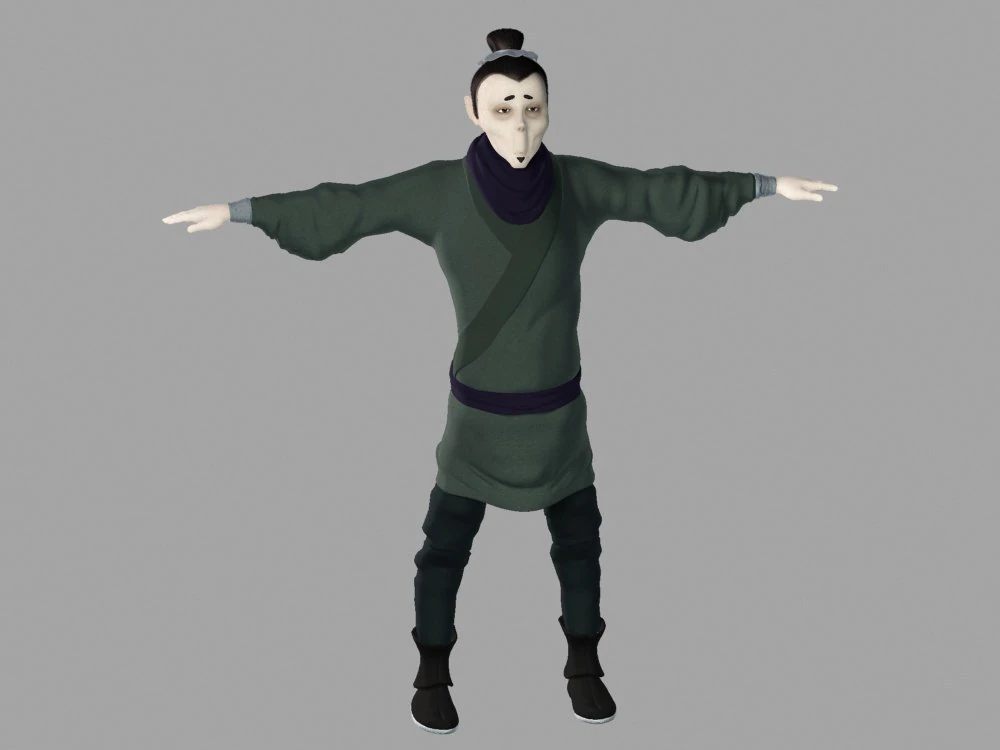 cartoon characters 3D Model .c4d .max .obj .3ds .fbx .stl .blend 