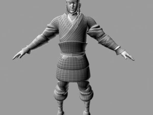 cartoon characters 3D Model