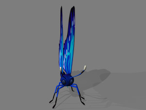 cartoon butterfly 3D Model