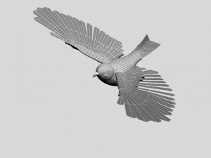 cartoon oriole bird 3D Model