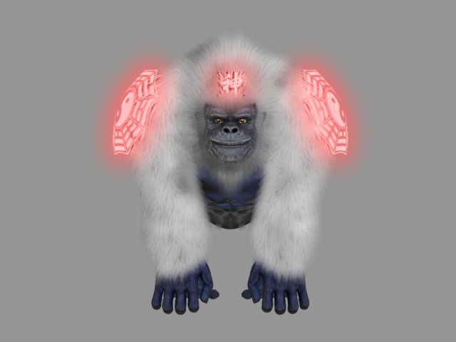 cartoon beast Modelo 3D .c4d .max .obj .3ds .fbx .stl .blend 