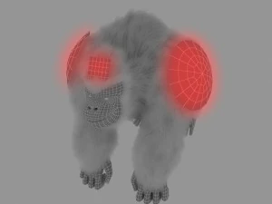 cartoon beast 3D Model