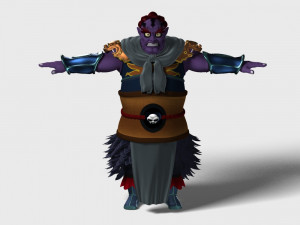 cartoon demon Modelo 3D