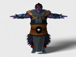 d&eacute;mon de dessin anim&eacute; Modèle 3D