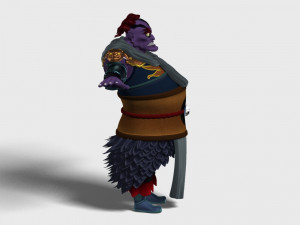 cartoon demon Modelo 3D