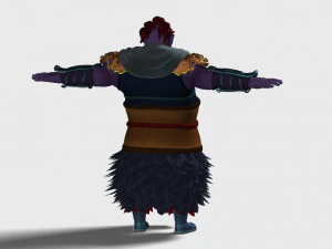 cartoon demon 3D Model