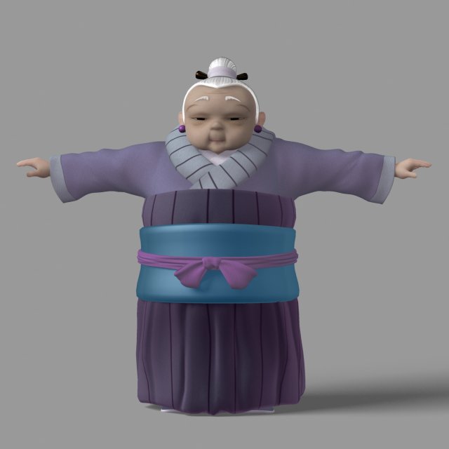 cartoon characters 3D Model .c4d .max .obj .3ds .fbx .stl .blend 