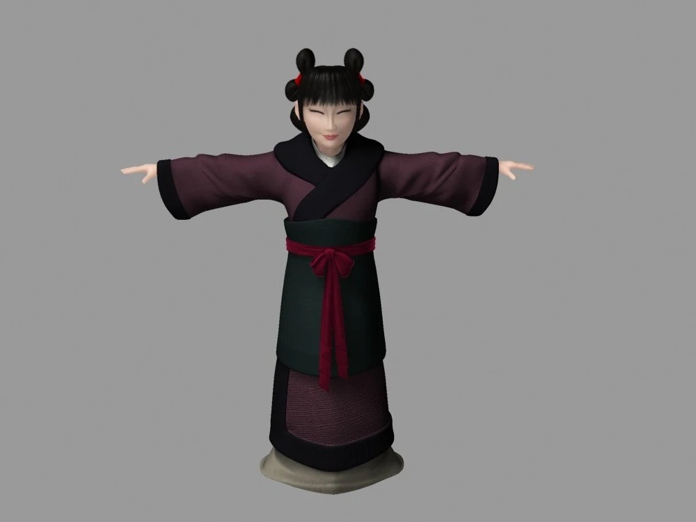 cartoon characters 3D Model .c4d .max .obj .3ds .fbx .stl .blend 