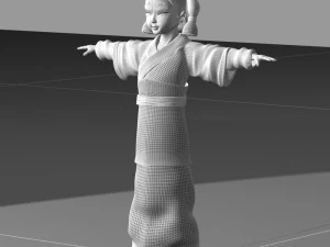 cartoon characters 3D Model