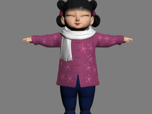 cartoon characters 3D Model