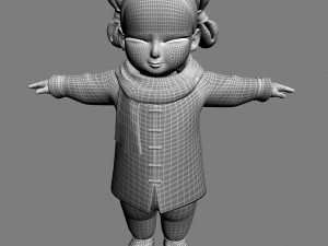 cartoon characters 3D Model