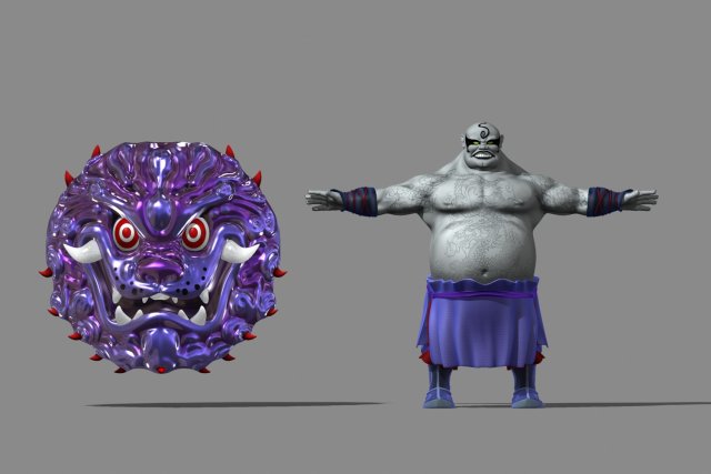 cartoon characters 3D 모델 .c4d .max .obj .3ds .fbx .stl .blend 
