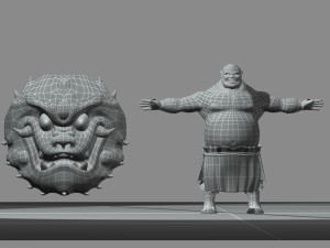 cartoon characters 3D 모델