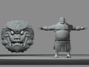 cartoon characters 3D Model