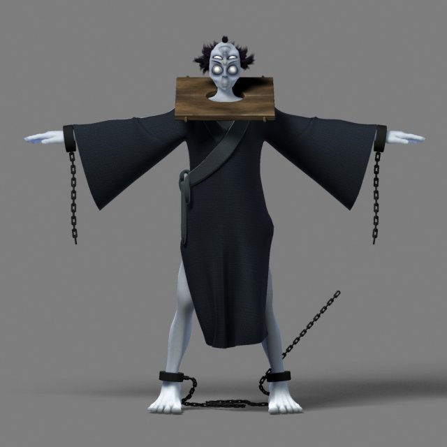 cartoon characters 3D Модель .c4d .max .obj .3ds .fbx .stl .blend 