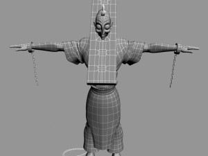 cartoon characters 3D Model