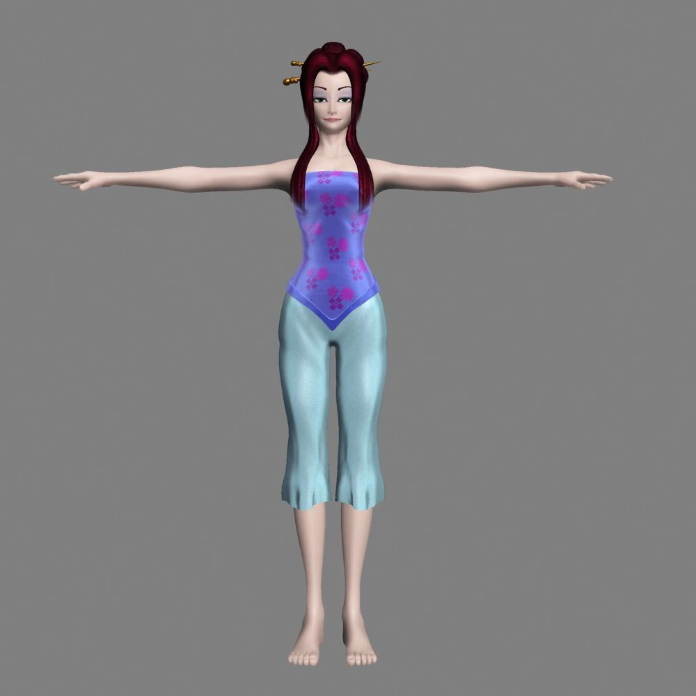 cartoon characters 3D Model .c4d .max .obj .3ds .fbx .stl .blend 