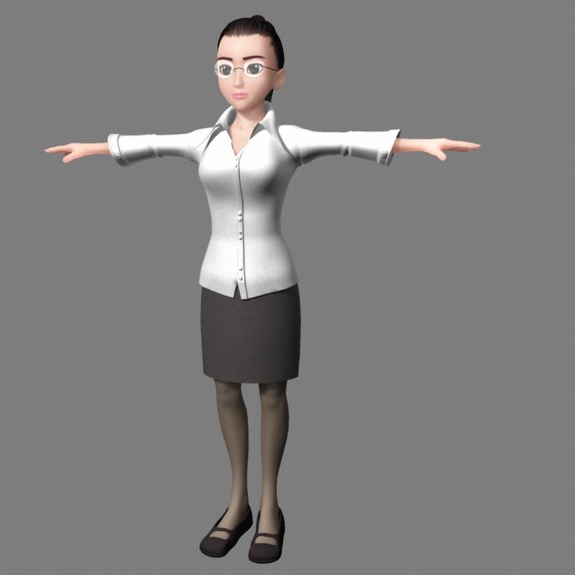 cartoon characters Modelo 3D .c4d .max .obj .3ds .fbx .stl .blend 