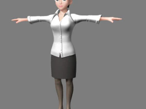 Zeichentrickfiguren 3D Modell