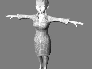 cartoon characters 3D Model
