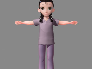 cartoon characters 3D Модель