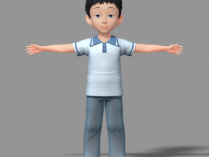 cartoon characters Model 3D