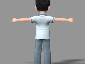 cartoon characters 3D Model