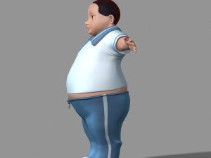 cartoon characters 3D Model