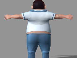 cartoon characters 3D Model