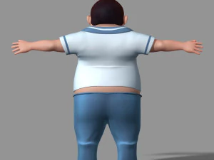 cartoon characters 3D Model