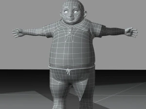 cartoon characters 3D Model