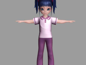 персонажи мультфильмов 3D Модель