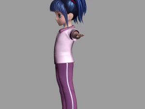 cartoon characters 3D Model
