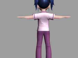 cartoon characters 3D Model