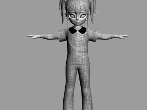 cartoon characters 3D Model