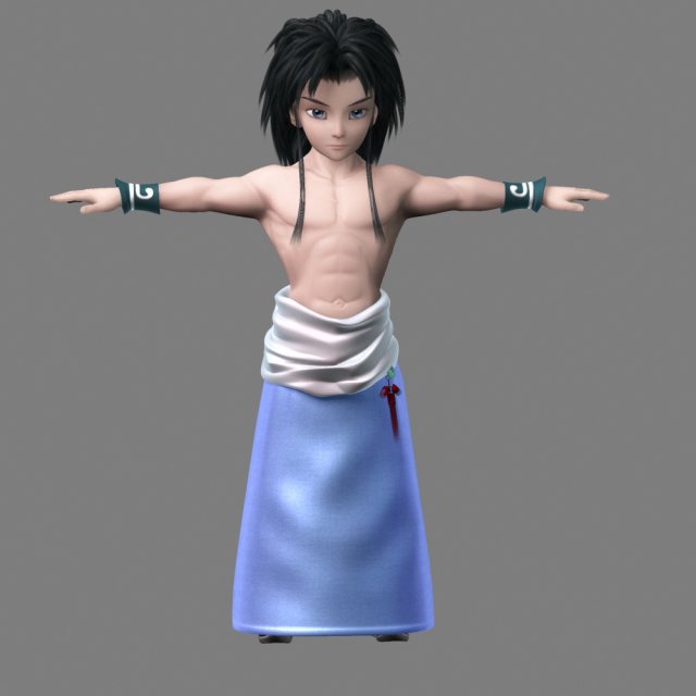 cartoon characters 3D Model .c4d .max .obj .3ds .fbx .stl .blend
