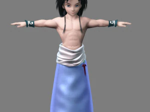 만화 캐릭터 3D 모델