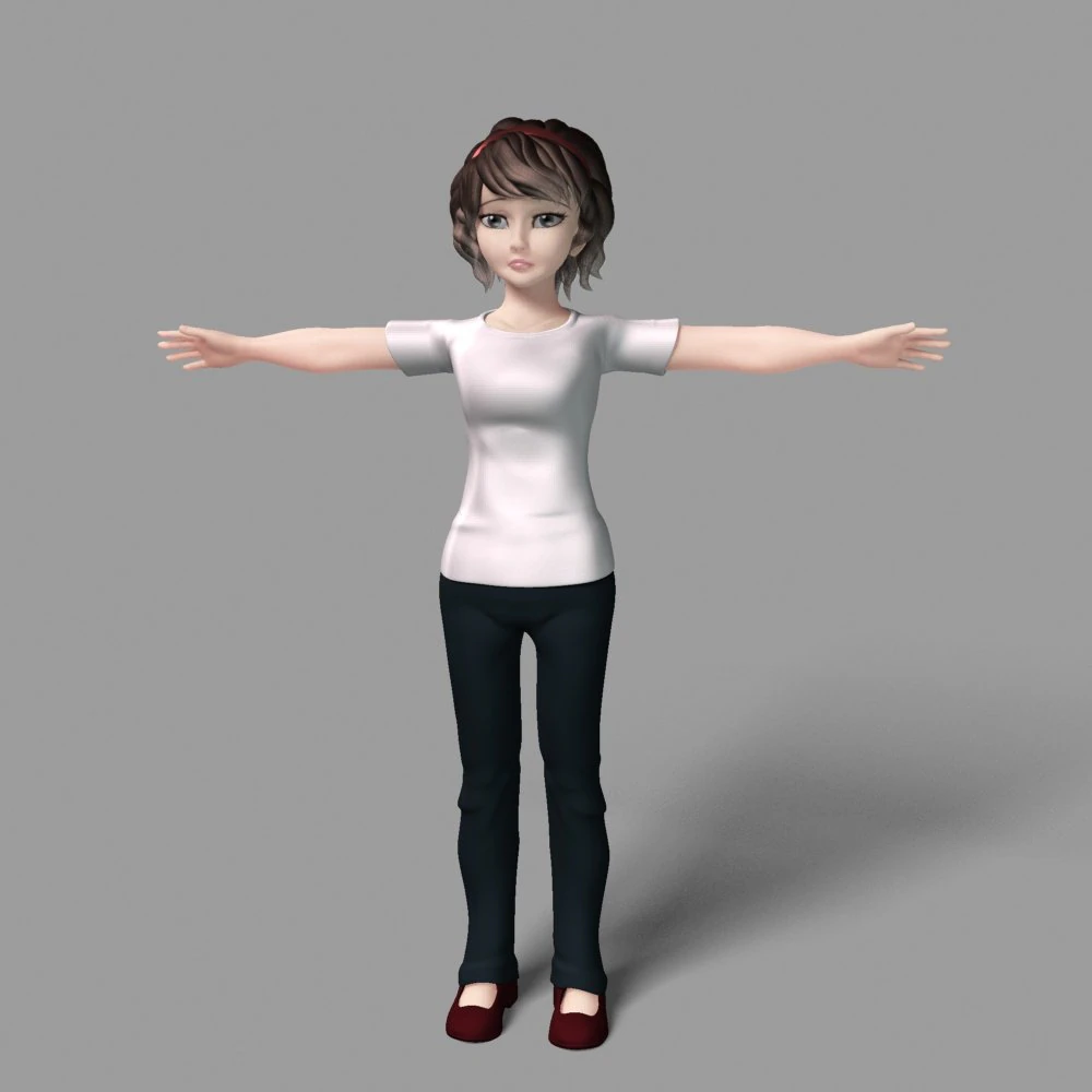 cartoon characters 3D Model .c4d .max .obj .3ds .fbx .stl .blend 