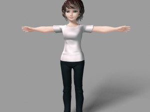 cartoon characters 3D Model