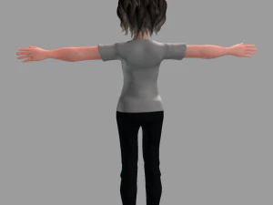 cartoon characters 3D Model