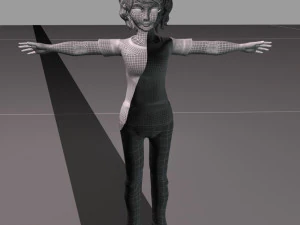 cartoon characters 3D Model
