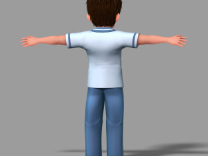cartoon characters 3D Model