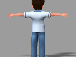 cartoon characters 3D Model