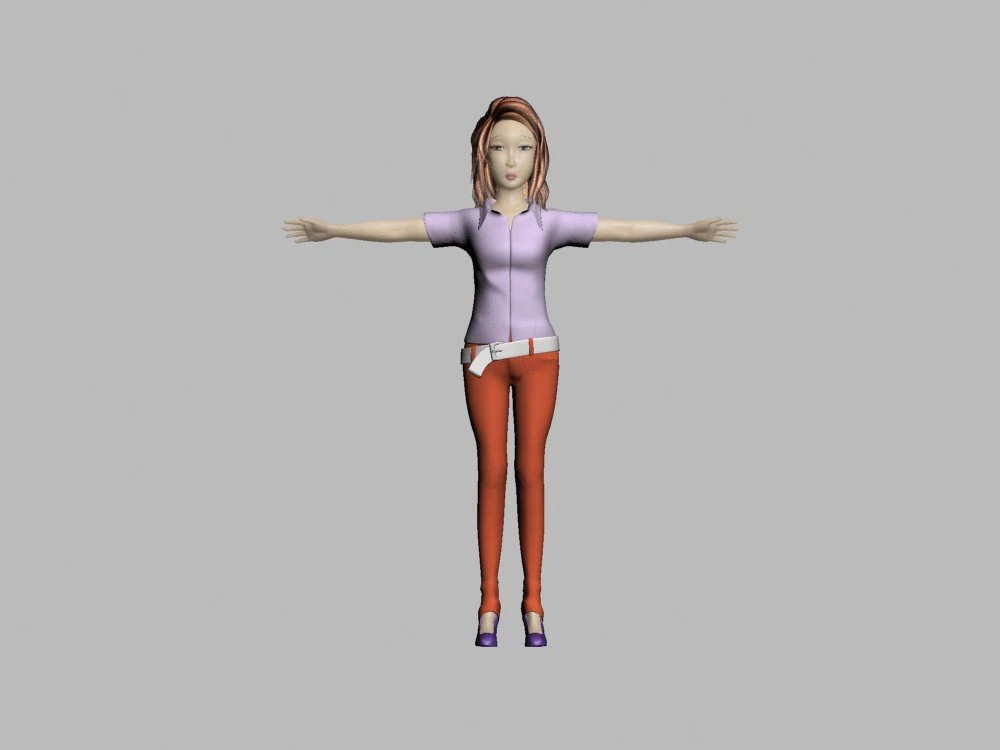 cartoon characters 3D Model .c4d .max .obj .3ds .fbx .stl .blend 