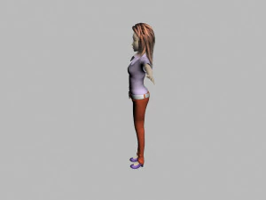 cartoon characters 3D Model