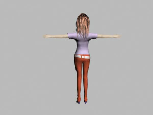 cartoon characters 3D Model