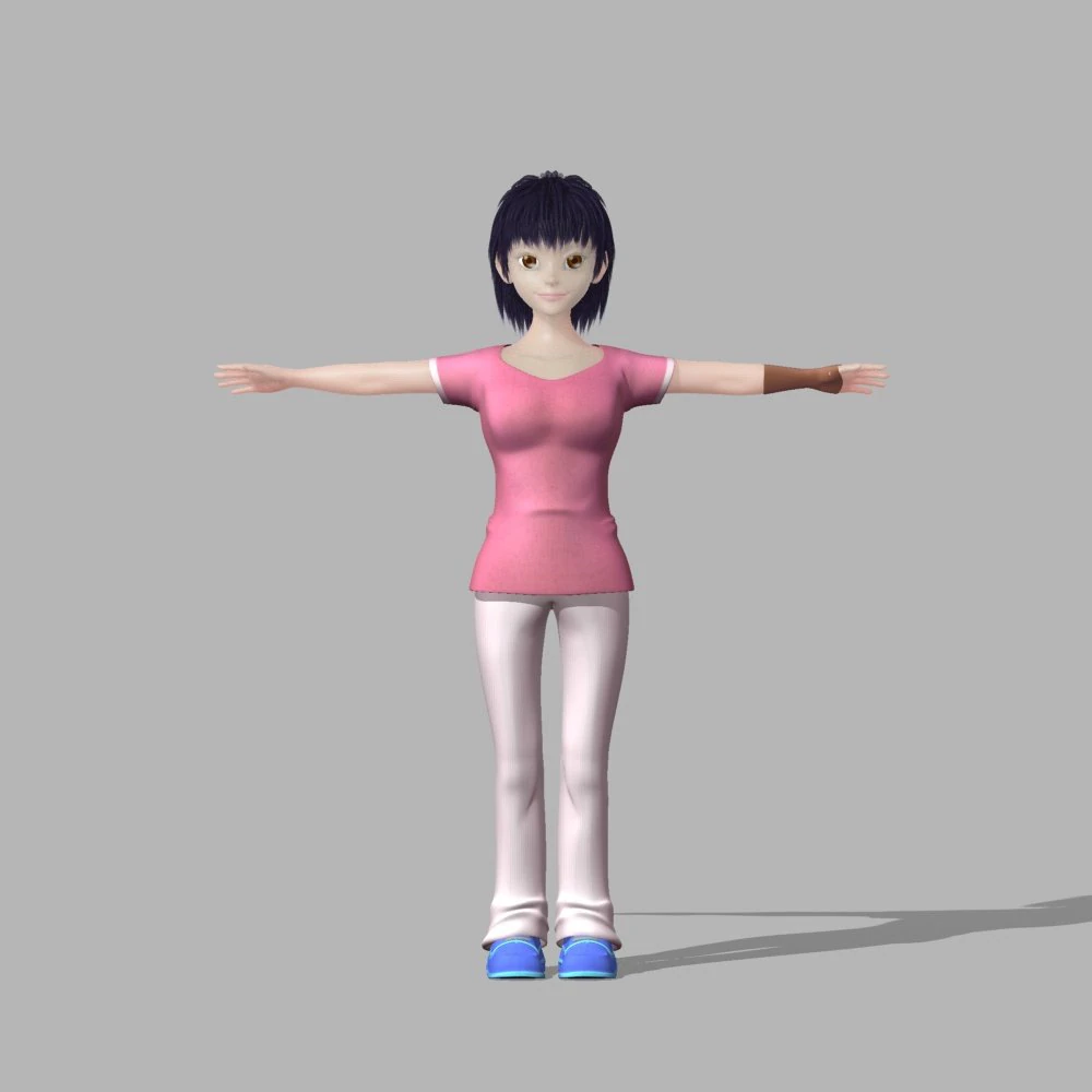 cartoon characters 3D Model .c4d .max .obj .3ds .fbx .stl .blend 